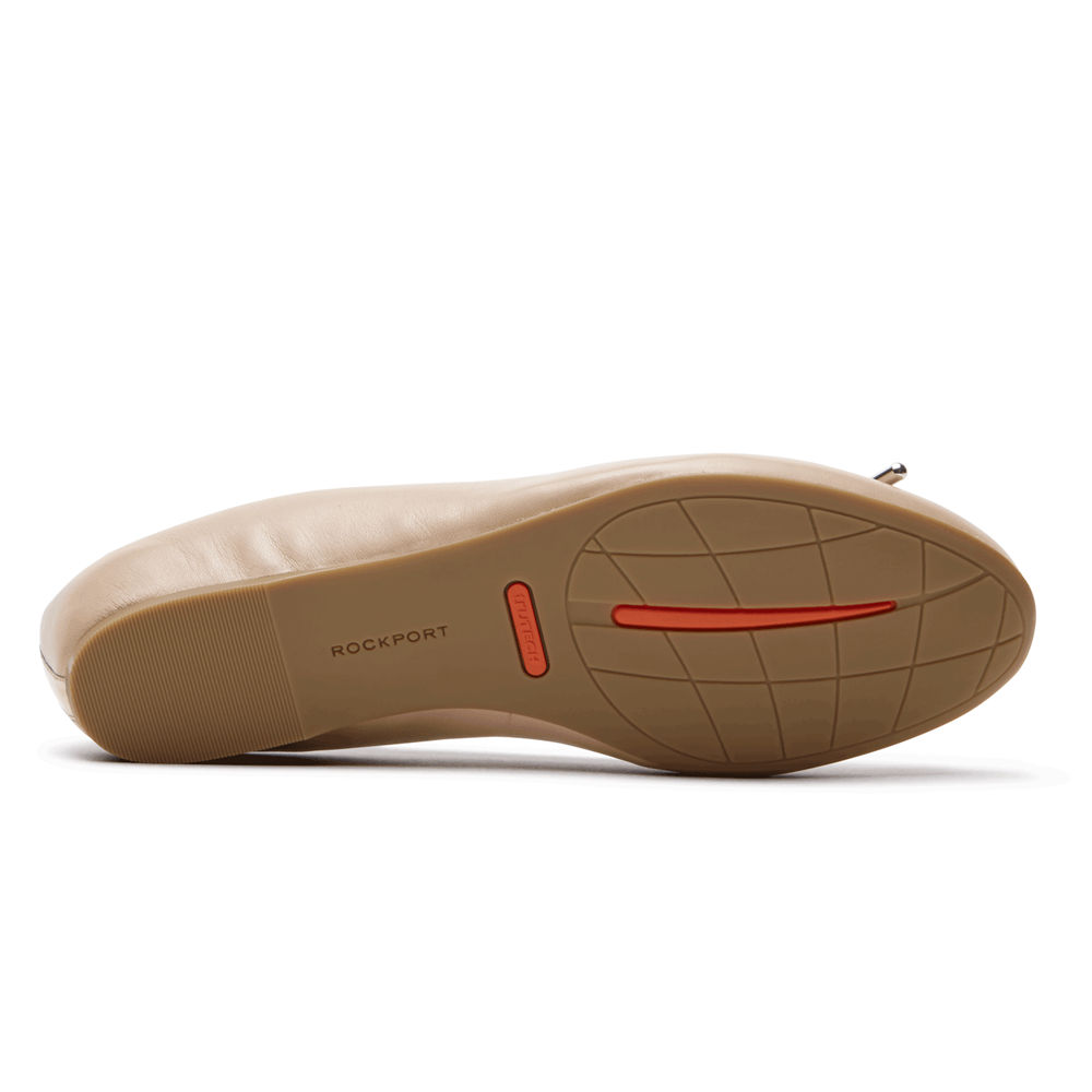 Rockport Lägenheter Skor Dam Rosa - Total Motion Hidden Wedge Tied Ballet - GHFMA4832